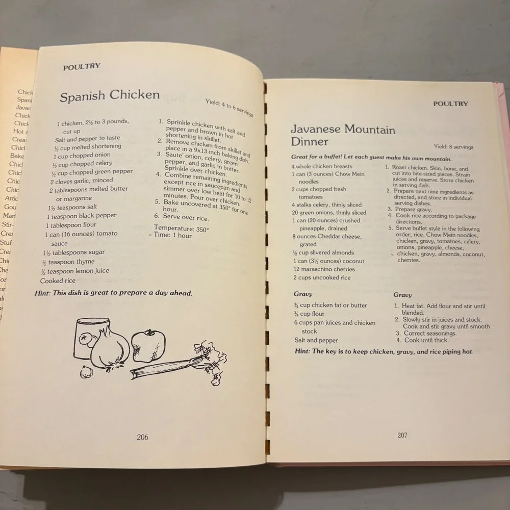 Vtg 1984 To Market To Market‎ Cookbook Junior League Owensboro KY Cottagecore